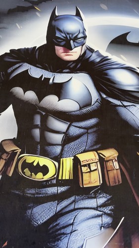 Superhero Rug, Batman Rug, Black Knight Rug, Kids Room Rug, Gift Rug for Kids - Video 1 of 1
