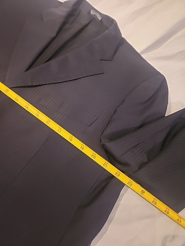 G. Manzoni Italy Super 150's Sport Coat Jacket Size US 44L - Picture 10 of 13