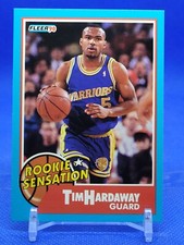 1990-91 Fleer Rookie Sensation Tim Hardaway #8 Rookie RC HOF