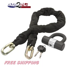 Chain Disc U Lock Moped Master Scooter Honda Grom Vespa Kymco Aprilia Heavy Duty