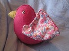 Pottery Barn Kids Pink Floral Felt Hanging Bird NWT Room Decor Ceiling Mobile