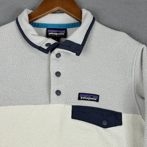Patagonia Synchilla Fleecepullover Herren Small Snaps Surf Skate Retro Sweater - Bild 2 von 11