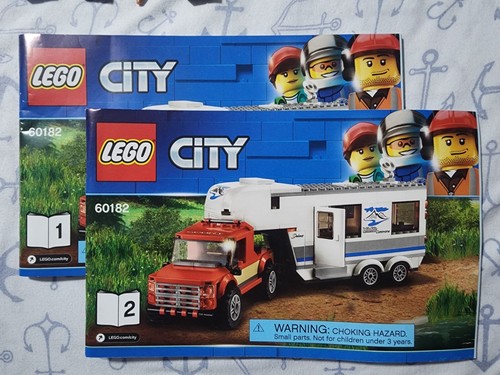 Lego City Pickup & Caravan (60182) Used - 100% Complete - Good condition!