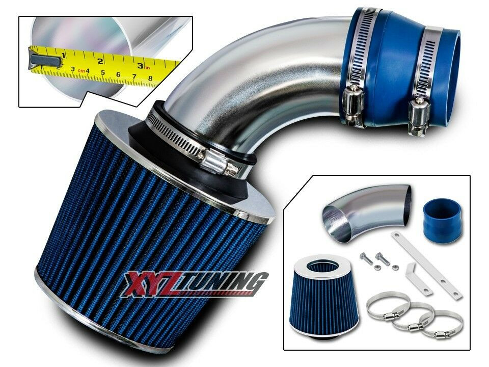 BLUE Short Ram Air Intake Induction Kit + Filter For 09-11 Aveo / Aveo5 1.6L L4