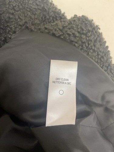 Max Studio Damen kleine dunkelgrüne Plüsch Fleece gefütterte Kunstfell Jacke Kapuze - Bild 9 von 10