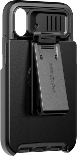 Tech21 Evo Max Protective Case for iPhone X/XS w Lens Cover & Belt Holster Black - Picture 8 of 10