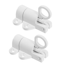 Aluminum Alloy Door Bolt Lock Durable Slide Latch for Home Use White