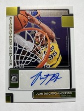 2022-23Panini Donruss Optic Juan Toscano-Anderson Auto #SS-JTA Signature Series
