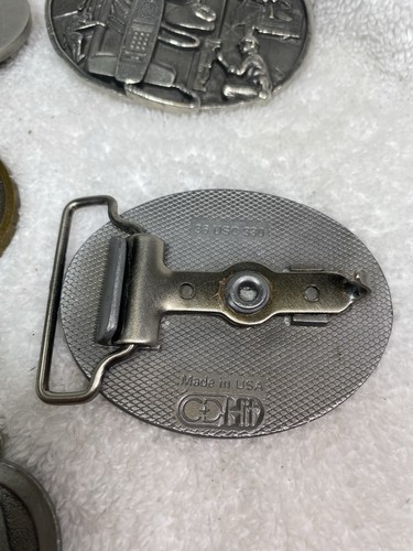 Bell Telephone Belt Buckle Switchman Vintage Lot Of 6 AT&T Iowa Northwestern - Picture 8 of 12