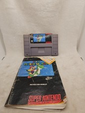 Super Mario World (SNES, 1991) Cart And Manual Tested In Good Condition 