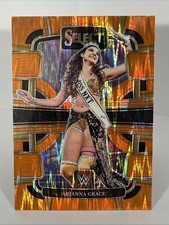 2024 Panini Select WWE Arianna Grace Concourse Orange flash prizm TNA