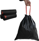 5 Gallon Drawstring Trash Bags, Black (115 Counts/3 Rolls)