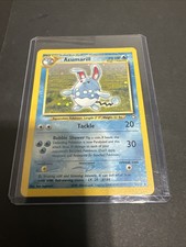 Azumarill (2/111) RARE HOLO Neo Genisis Pokemon Card MP w/ Stage 1 Mario