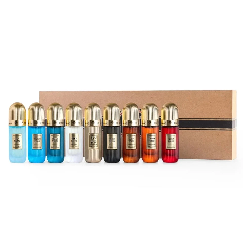 Tabaksammlung von Ibraheem Al Qurashi 9x 20ml Sprays - Kostenloser Versand AlQurashi
