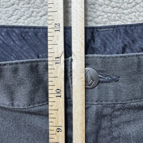 Volcom Shorts Herren 33 grau Chino Walkstyle Freizeit flache Vorderseite Sommer klassisch - Bild 11 von 12
