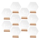  10 Sets Tischschilder Hochzeit Tischnummern Tischnummernhalter Für Die