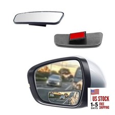 2PCS Rectangle Blind Spot Mirror for Car, Adjustable Wide Angle Mirror Framed