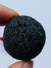 28G Saffordite-Rare Arizona glassy meteorite half transparent cintamani  34MM — photo 4