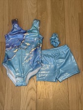 Leotard Bodysuit Tank And Shorts Dance Gymnastics New