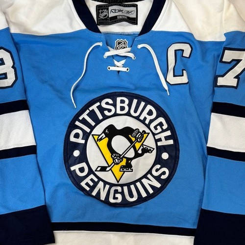 Sidney Crosby Pittsburgh Penguins 2008 Winter Classic Trikot Reebok Größe 50 - Bild 3 von 6