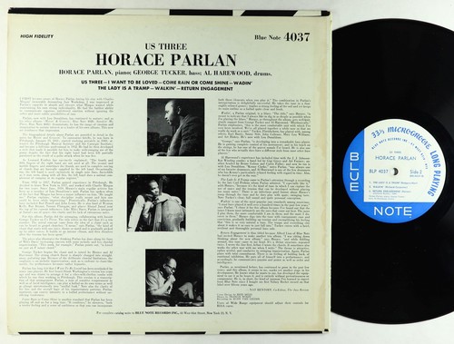 Horace Parlan - Us Three LP - Blue Note - BLP 4037 Mono RVG Ear 47 W 63rd VG+ - Picture 2 of 2