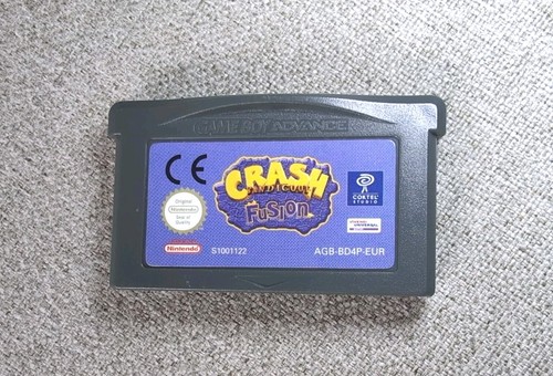 GBA Crash Bandicoot Fusion Nintendo Game Boy Advance, 2004 PAL GBA Tested Works