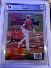 SPORTS ILLUSTRATED OCTOBER 2021 VARIANT COVER SHOHEI OHTANI HITTER COVER CGC 7.5