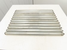 1.9"x 31"BF  Galvanized Steel Gravity Conveyor Roller 7/16" Hex Axle  Lot of 12