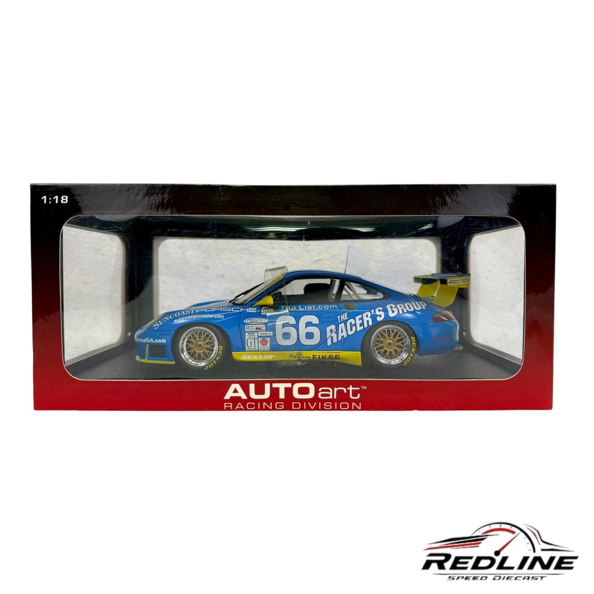 オートアート 1/18 ポルシェ911 GT3 R デイトナ24HRS 2002 ＃7 /ミニカー PORSCHE AUTOart Porsche 911 GT3 R Daytona 24HRS GT Class 2002 Winner 1:18