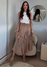 ZARA : Dress with Belt and Ruffles : 5029/110 | *UK Buyers No Import Fees*