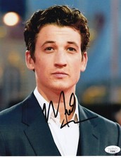 MILES TELLER signed (TOP GUN) MAVERICK  movie actor 8X10 photo JSA TT28098