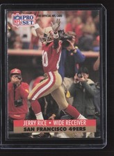 1991 Pro Set Jerry Rice #654 San Francisco 49ers Lis