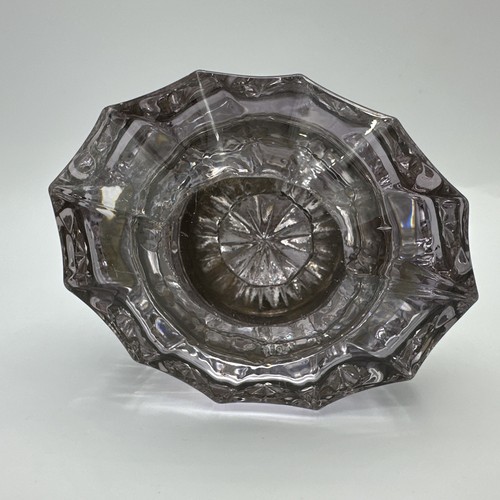 Vintage Antique Purple Amethyst Color Oval Glass Door Knob - Picture 9 of 15