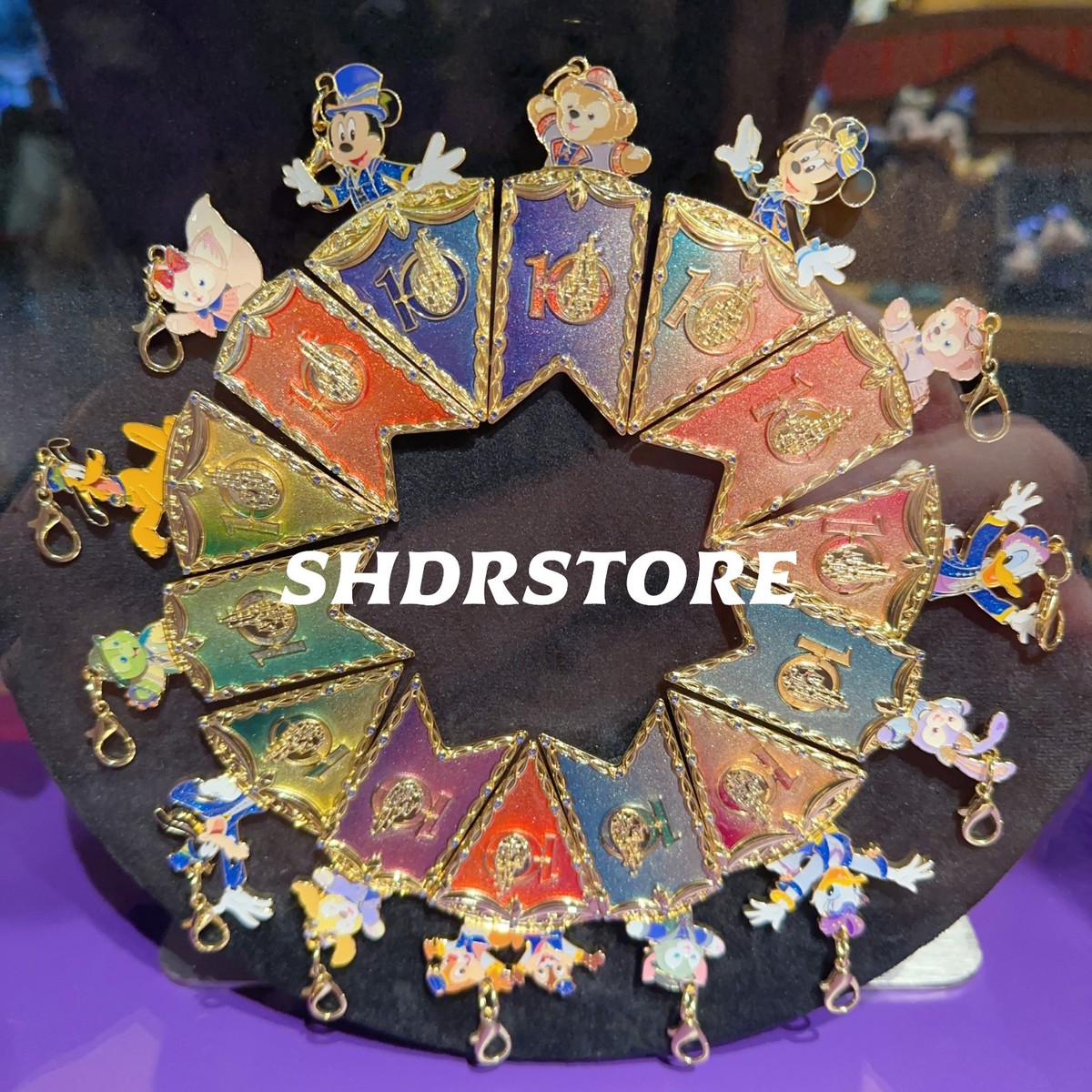 Disney 2026 Shanghai disneyland 10th anniversary magnet badge