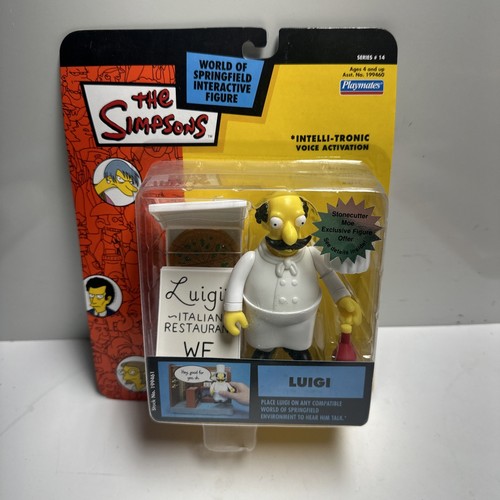 Juego Los Simpson (5) Serie 14 Figuras Luigi Boltz Louie Hoover SarcastPlaymate2 - Imagen 2 de 12