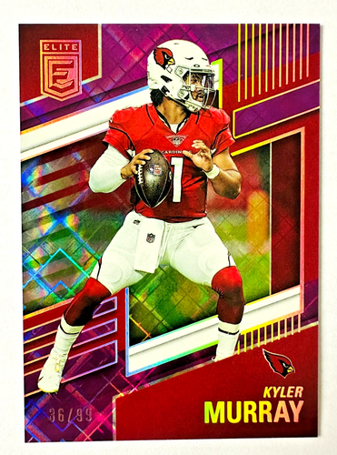 2022 Donruss Elite Kyler Murray PURPLE Diamonds Parallel Card SP #/99 Cardinals! - Picture 3 of 3