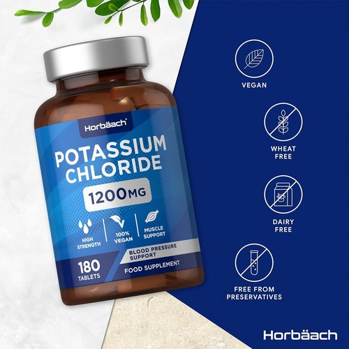 Potassium Tablets Vitamin C BLOOD PRESSURE MUSCLE SUPPORT Electrolyte Balance - Picture 24 of 26