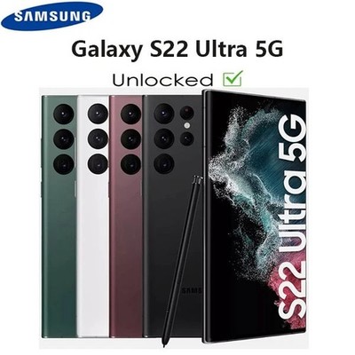 Galaxy S22 Ultra 128GB SM-S908U1 SIMフリー Samsung Galaxy S22 Ultra 5G SM-S908U1 128GB Black - Factory