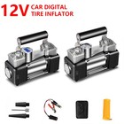 12V Portable Heavy Duty Air Compressor Car Tire Inflator Electric Pump Auto