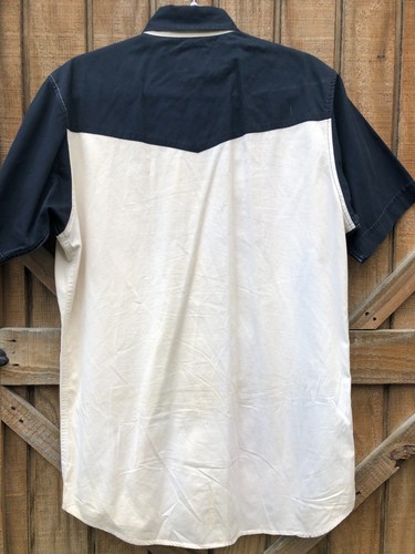 Vintage Herren Cumberland Outfitters Kurzarm Hemd Western Azteken Medium - Bild 6 von 8