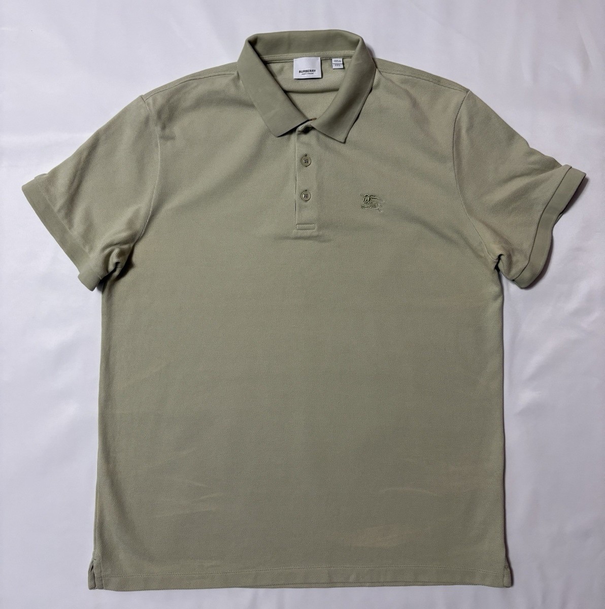 BURBERRY Polo Shirt 2XL Light Green XXL | eBay