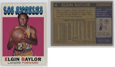 1971-72 Topps Elgin Baylor #10 HOF