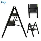 2 Step Ladder Folding Step Stool Aluminum w/Wide Anti-Slip Pedal Lightweight