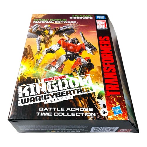 Transformers Kingdom Sideswipe & Maximal Skywarp Battle Across Time IN USA NEW - Picture 6 of 13