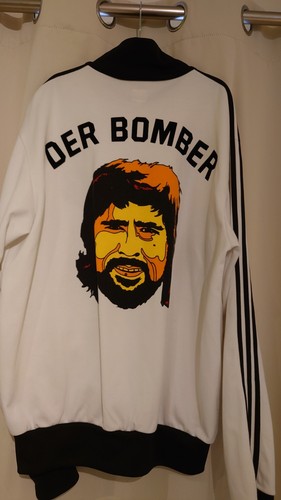 Adidas Originals West Germany Der Bomber Tracksuit Top XL - Picture 2 of 9