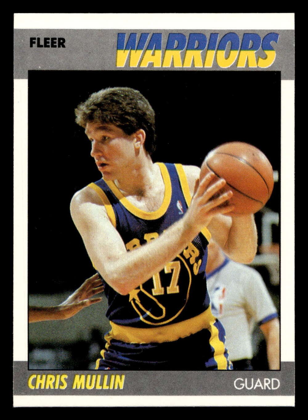 1987-88 Fleer #77 Chris Mullin Near Mint+ Warriors Basketball