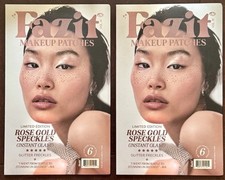Lot of 2 - Fazit Makeup Patches - Rose Gold - Face Glitter Speckles Exp: 10/2027