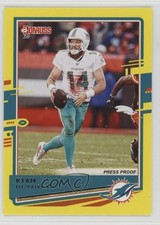 2020 Panini Donruss Dollar Tree Press Proof Yellow Ryan Fitzpatrick #150 1k2s