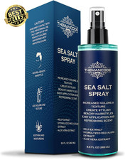 Sea Salt Hair Spray for Men 8.8oz Beachy Texturizing Spray w/ Kelp Aloe Vera Red