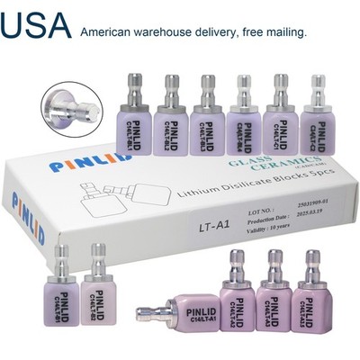 US C14 LT Dental Emax Glass Ceramic Block Lithium Disilicate CAD/CAM ...